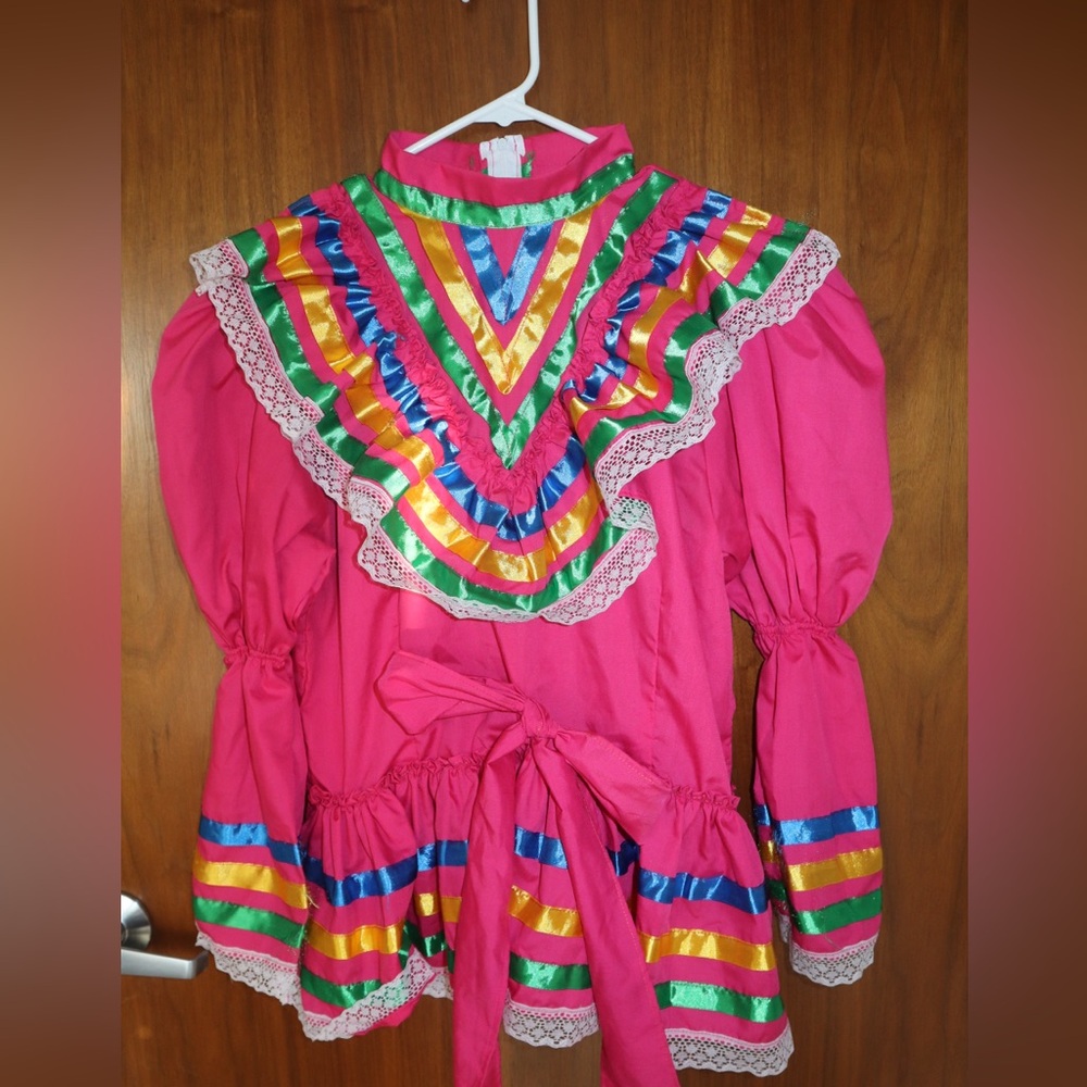 Colorful Ruffled Dress